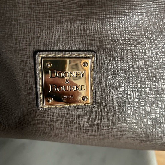 Dooney & Bourke Dark Brown Tote - Picture 2 of 6